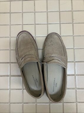 Tan suede Loafers